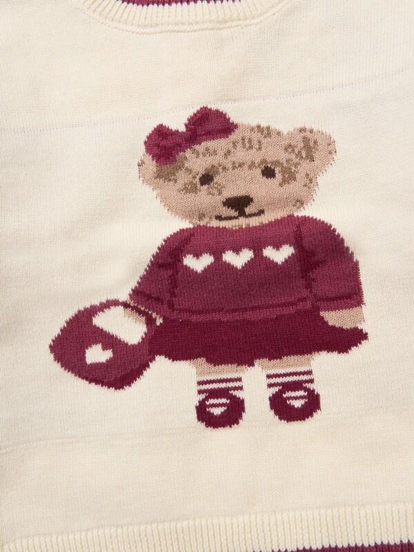 Seraphine Rock-A-Bye Baby Boutique True Knit Cowboy Bear Jumper And Trousers Outfit Brown Set