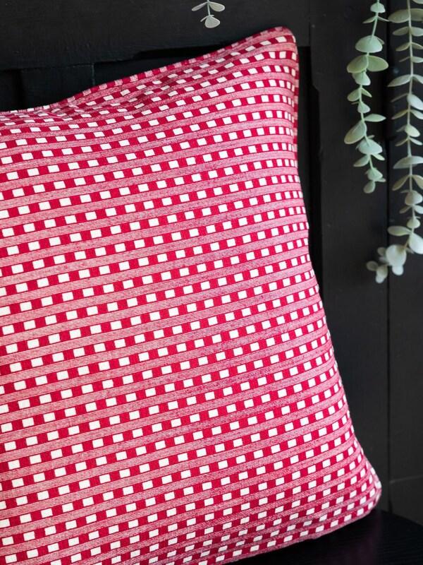 Seraphine Rockett St George Natural Take A Seat Embroidered Slogan Cushion