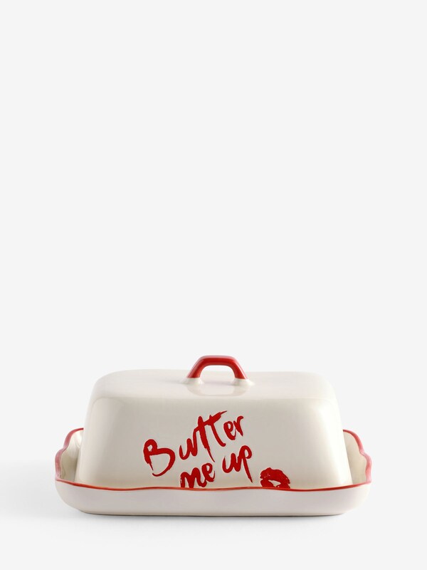 Seraphine Rockett St George Red/Cream Lipstick Butter Dish