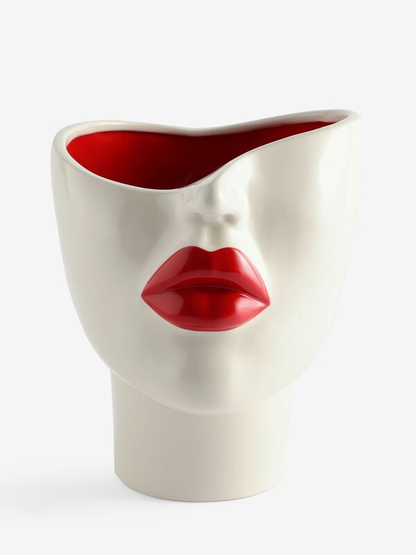 Seraphine Rockett St George Red Lips Face Plant Pot