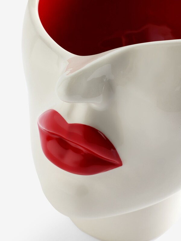 Seraphine Rockett St George Red Lips Face Plant Pot