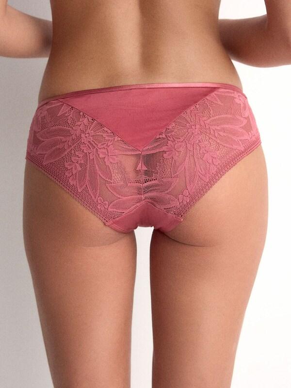 Seraphine Rose/Pink High Leg Microfibre And Lace Knickers 2 Pack