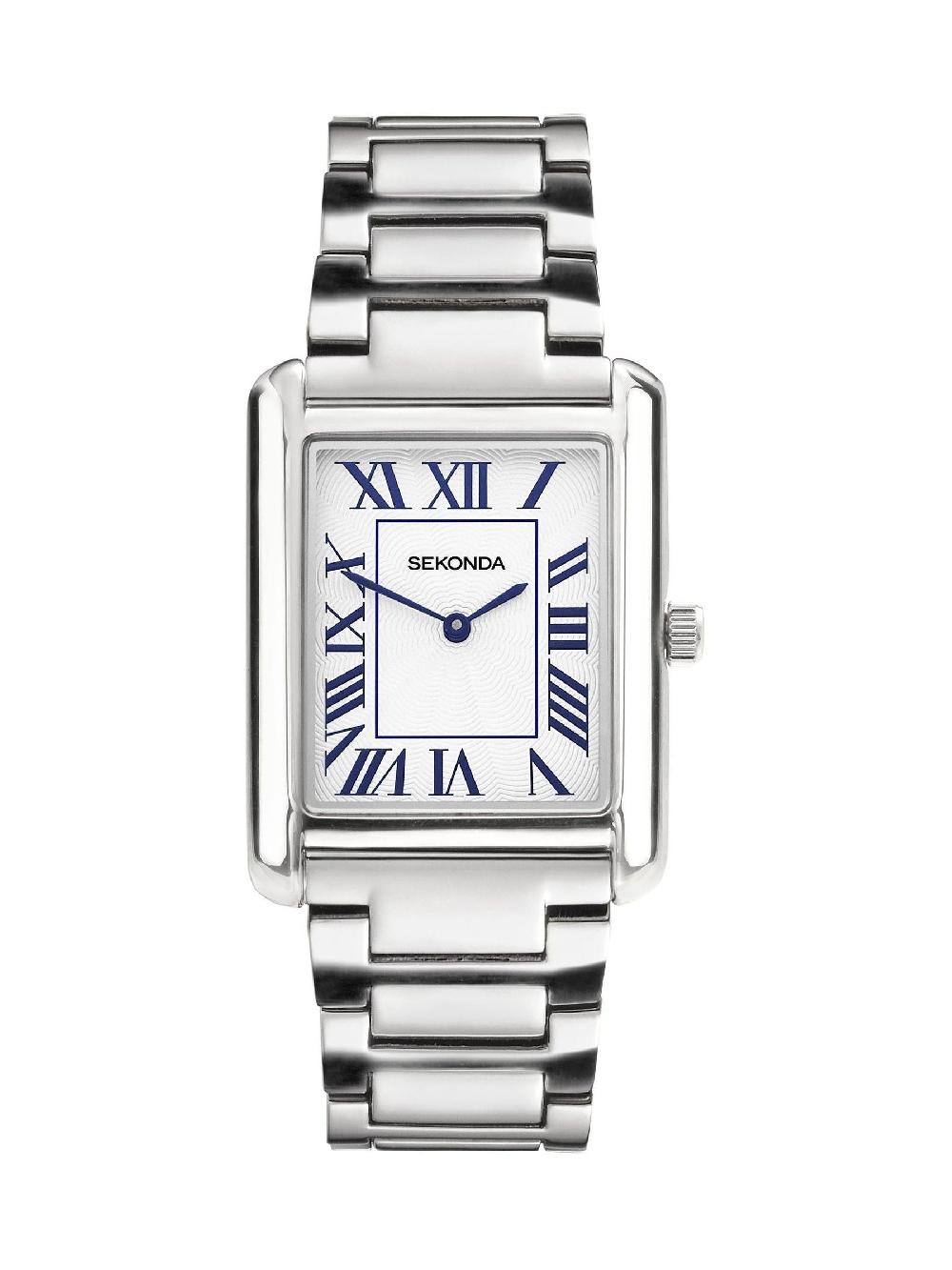 seraphine Sekonda Clement 28mm Mens Rectangular Analogue Watch with Strap