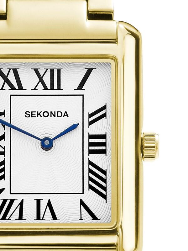 Seraphine Sekonda Clement 28mm Mens Rectangular Analogue Watch With Strap