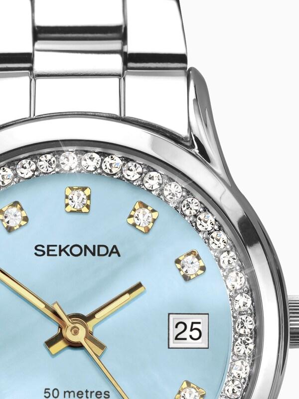 Seraphine Sekonda Ladies Blue Stainless Steel Bracelet Watch