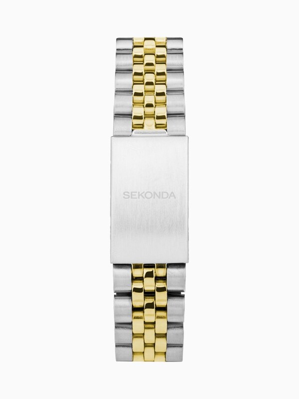Seraphine Sekonda Mens Classic 40mm King Watch Stainless Steel Bracelet Dial