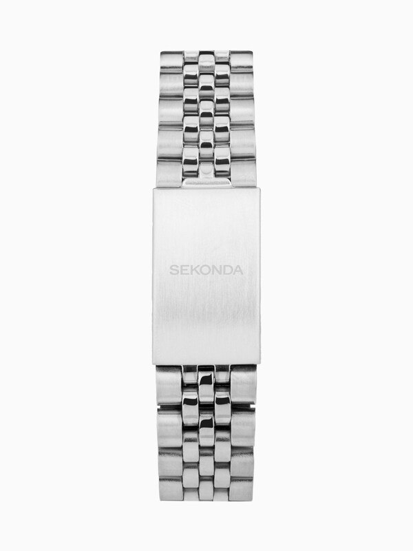 Seraphine Sekonda Mens Classic 40mm King Watch Stainless Steel Bracelet Dial