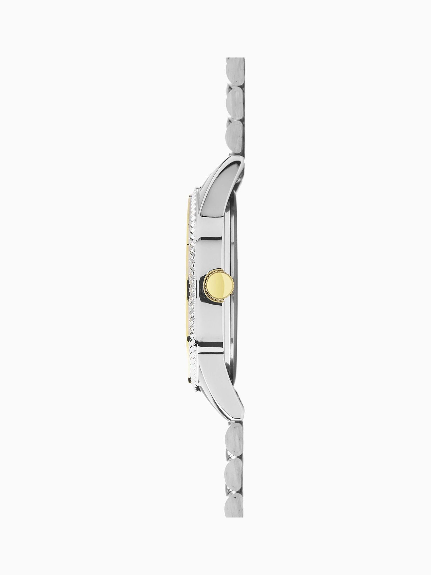 seraphine Sekonda Mens Classic 40mm King Watch Stainless Steel Bracelet Dial