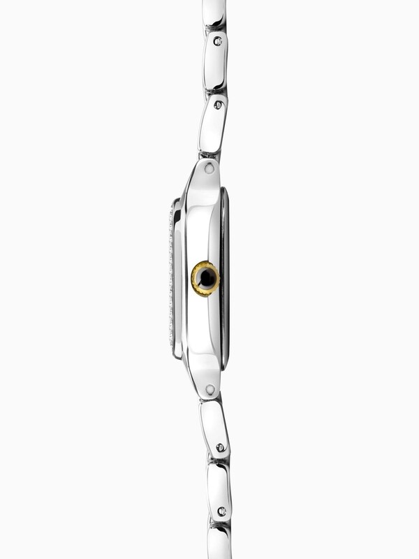 Seraphine Sekonda Womens Monica 20mm Analogue Silver Tone Watch With Two Tone Case And Alloy Bracelet With White Dial