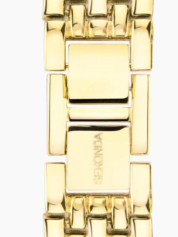 Seraphine Sekonda Womens Monica 30mm Analogue Gold Tone Watch With Case And Alloy Bracelet With White Dial