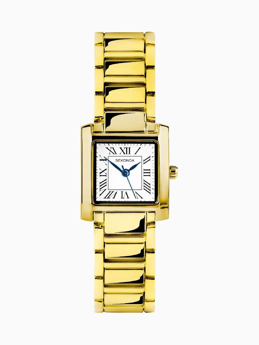seraphine Sekonda Womens Montreal 21mm Analogue Watch With Case And Alloy Bracelet With White Dial