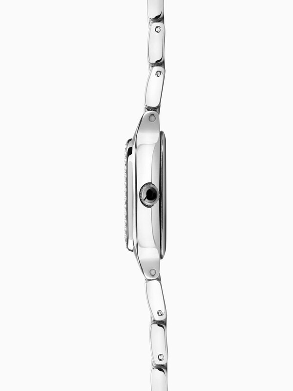 Seraphine Sekonda Womens Silver Tone Monica 21mm Analogue Watch With Case And Alloy Bracelet With White Dial