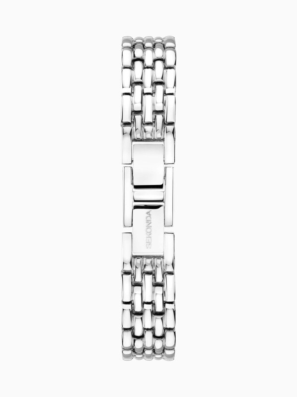 Seraphine Sekonda Womens Silver Tone Monica 21mm Analogue Watch With Case And Alloy Bracelet With White Dial