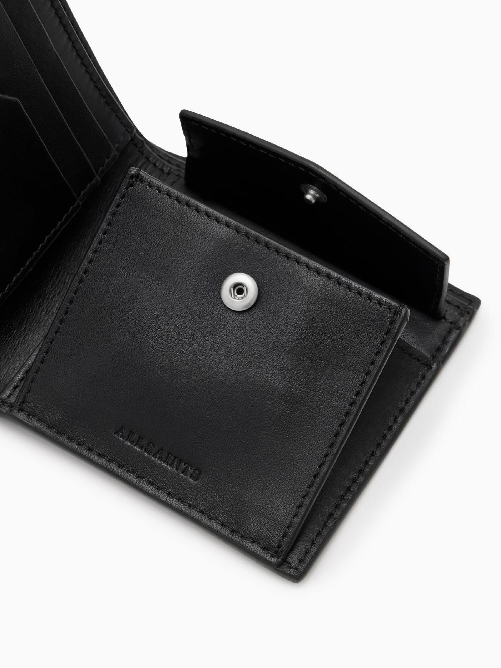 seraphine AllSaints Black Delph Wallet