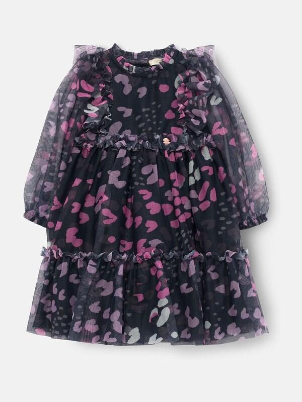 Seraphine Angel & Rocket Blue Cara Print Mesh Dress