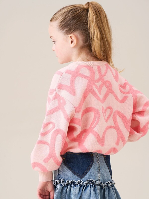Seraphine Angel & Rocket Pink Harlow Heart Jumper