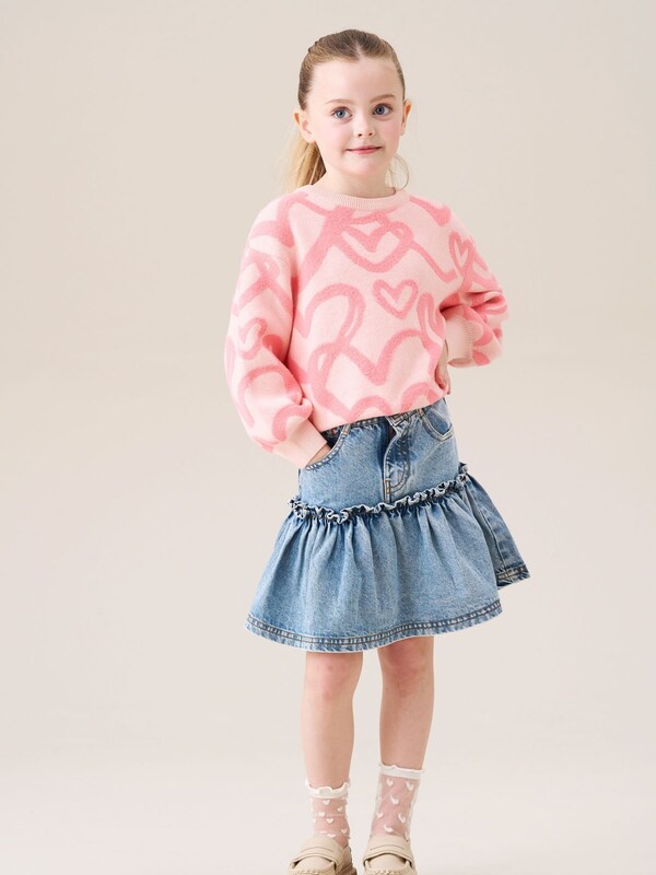 Seraphine Angel & Rocket Pink Harlow Heart Jumper