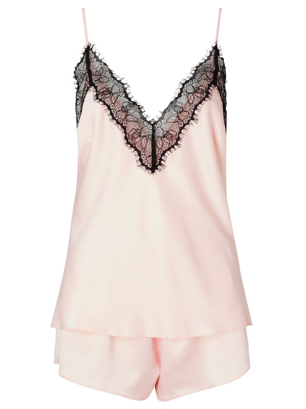Seraphine Ann Summers Pink Cerise Satin Cami Set