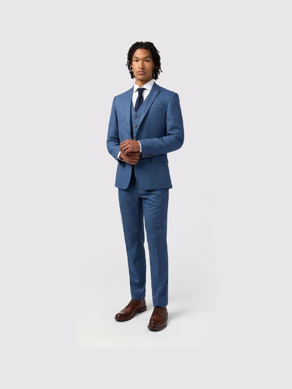 seraphine Antique Rogue Blue Blake Texture Jacket