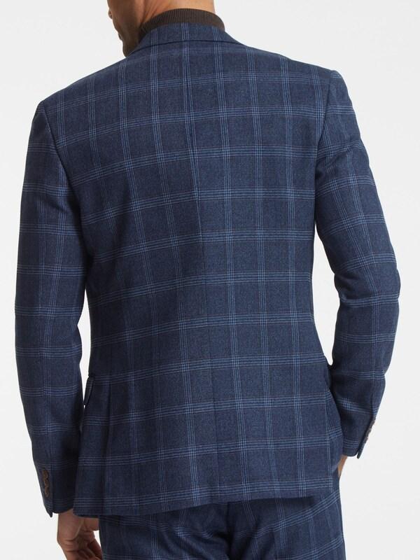 Seraphine Antique Rogue Blue Hart Tweed Jacket