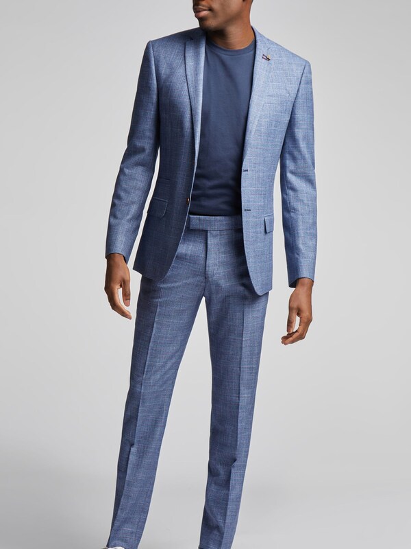 Seraphine Antique Rogue Blue Hemlock Check Jacket