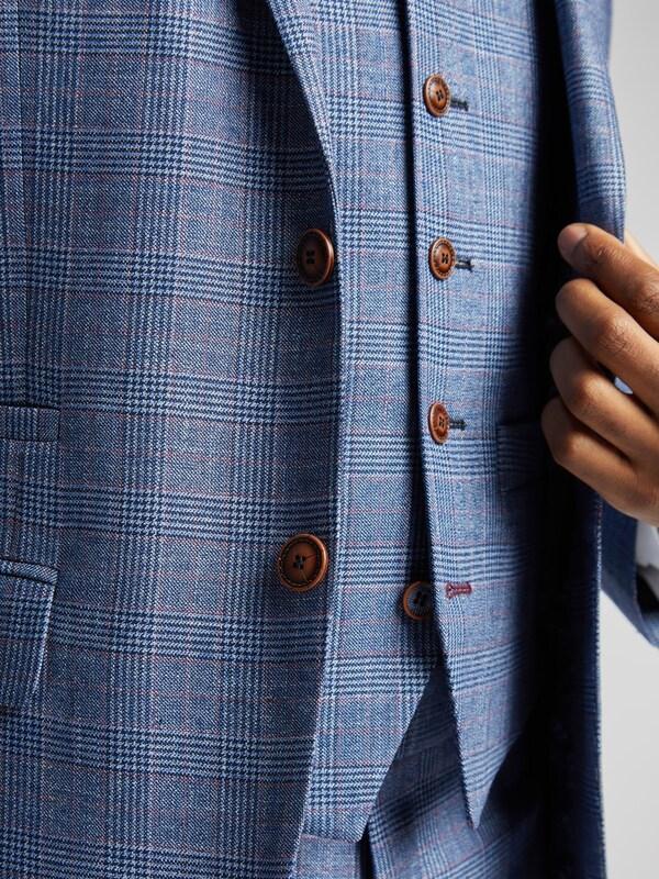 Seraphine Antique Rogue Blue Hemlock Check Jacket