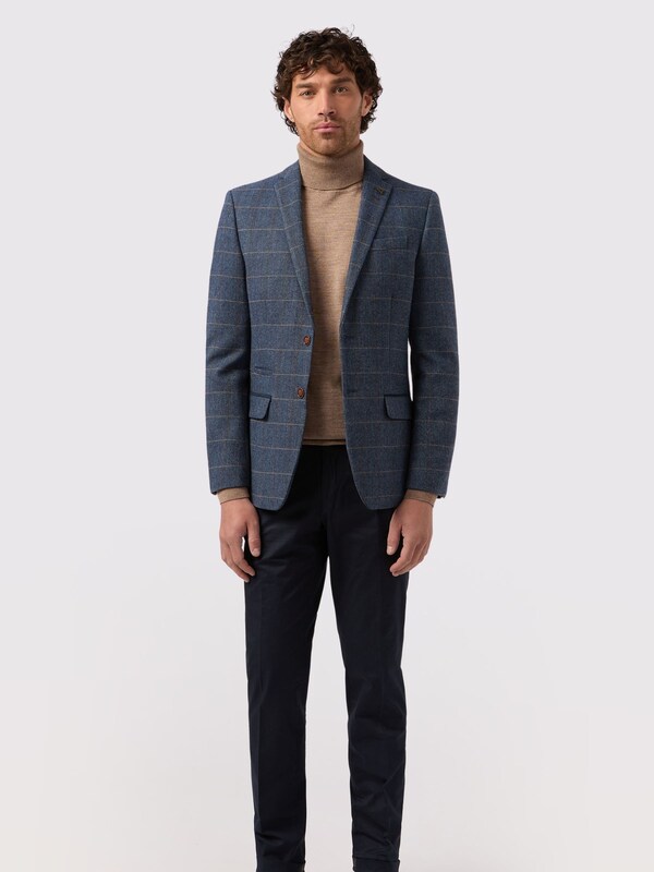 Seraphine Antique Rogue Blue Lenox Check Jacket