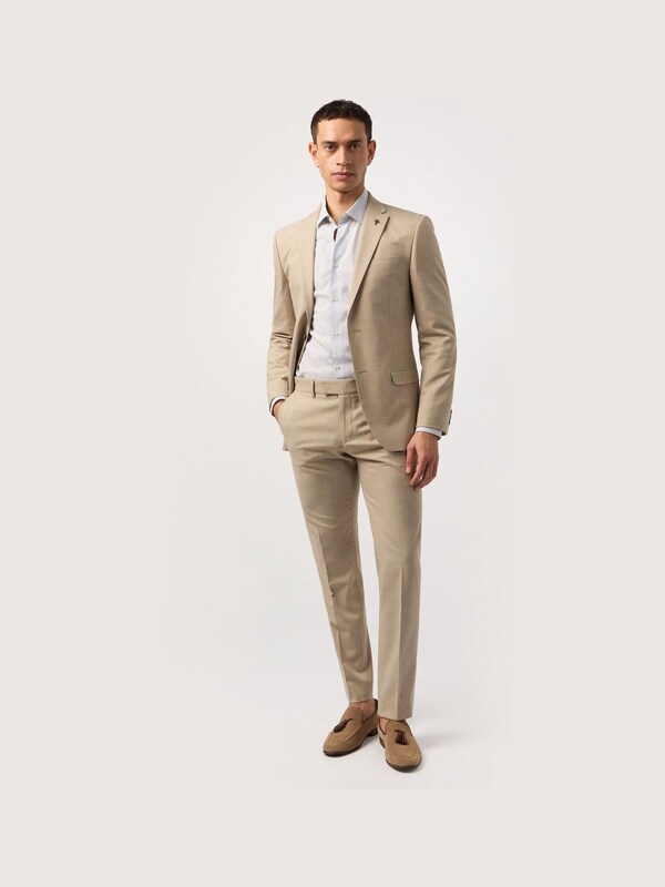 Seraphine Antique Rogue Cream Slim Plain Jacket