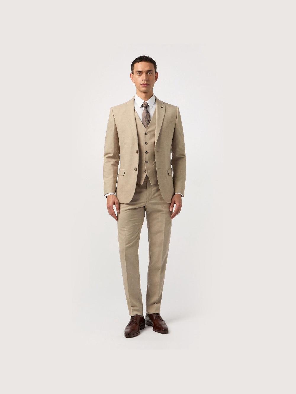 seraphine Antique Rogue Cream Slim Plain Jacket