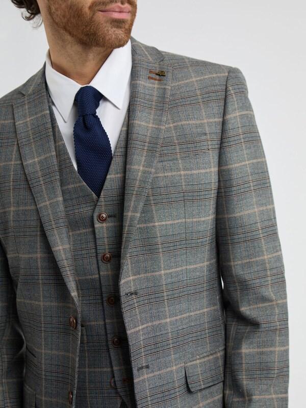 Seraphine Antique Rogue Grey Bailey Check Jacket