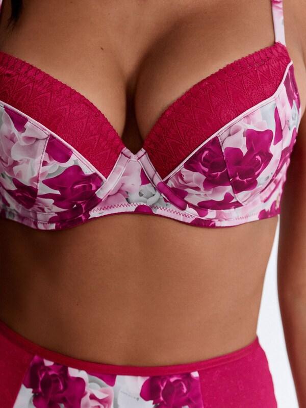 Seraphine B By Ted Baker Pink Floral Padded Bra