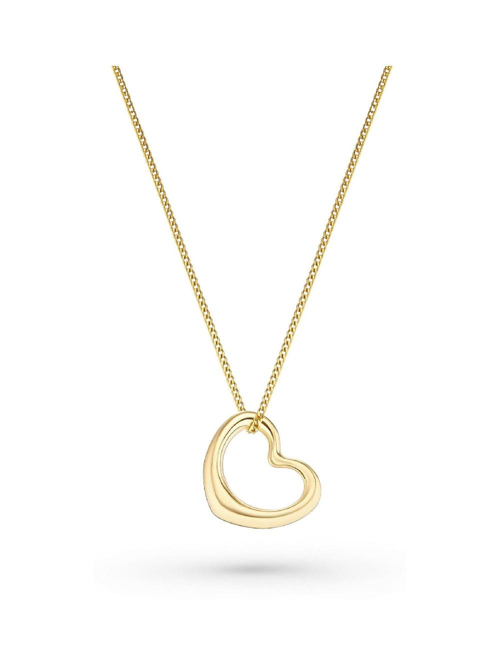 seraphine Beaverbrooks Gold 9ct Heart Pendant