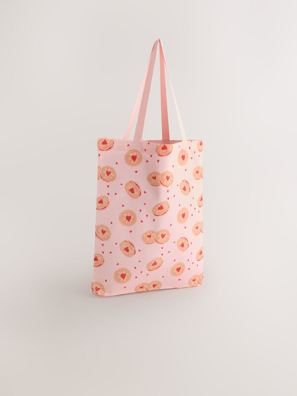 Seraphine Biscuit Printed Cotton Shopper Bag