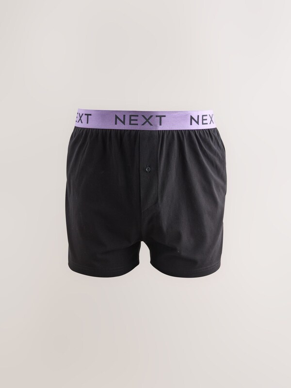 Seraphine Black Bright Waistband Loose Boxers