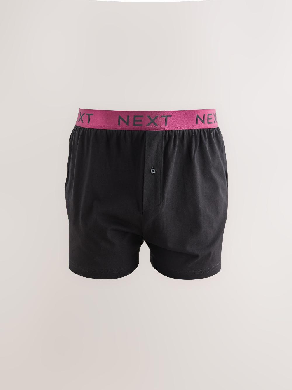 seraphine Black Bright Waistband Loose Boxers