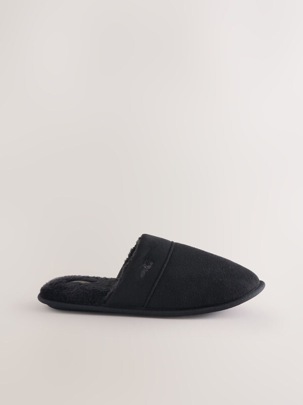 Seraphine Black Mule Slippers