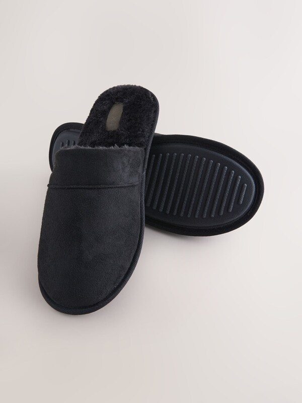 Seraphine Black Mule Slippers