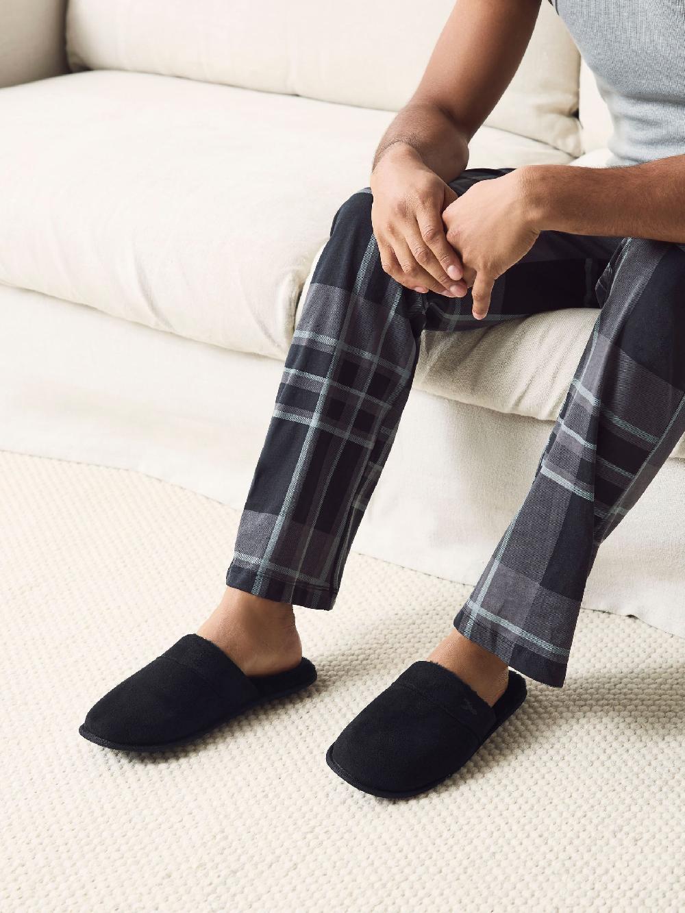 seraphine Black Mule Slippers
