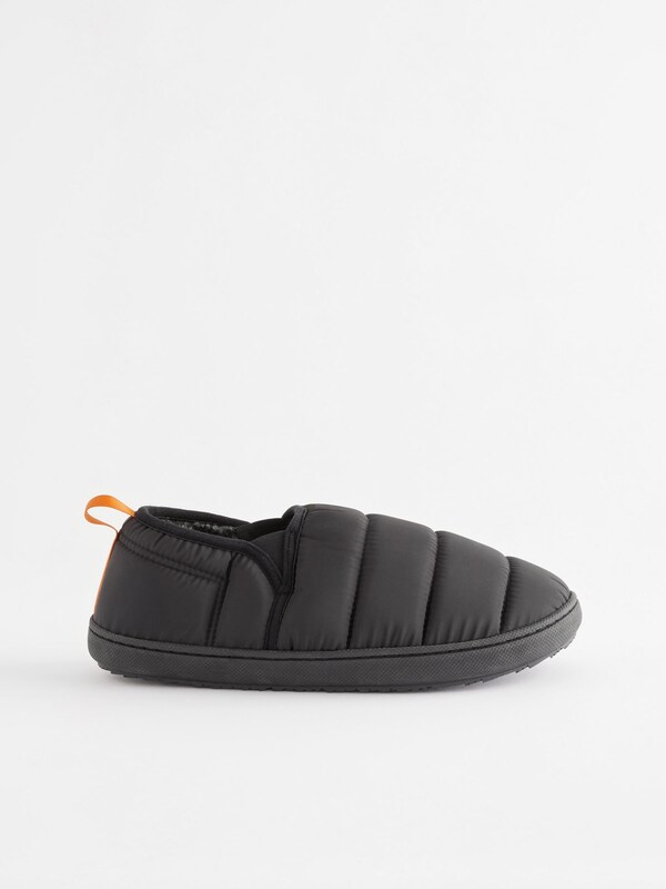 Seraphine Black Quilted Slippers