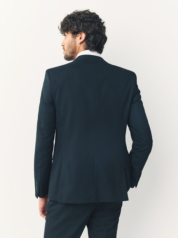 seraphine Black Skinny Fit Two Button Suit Jacket