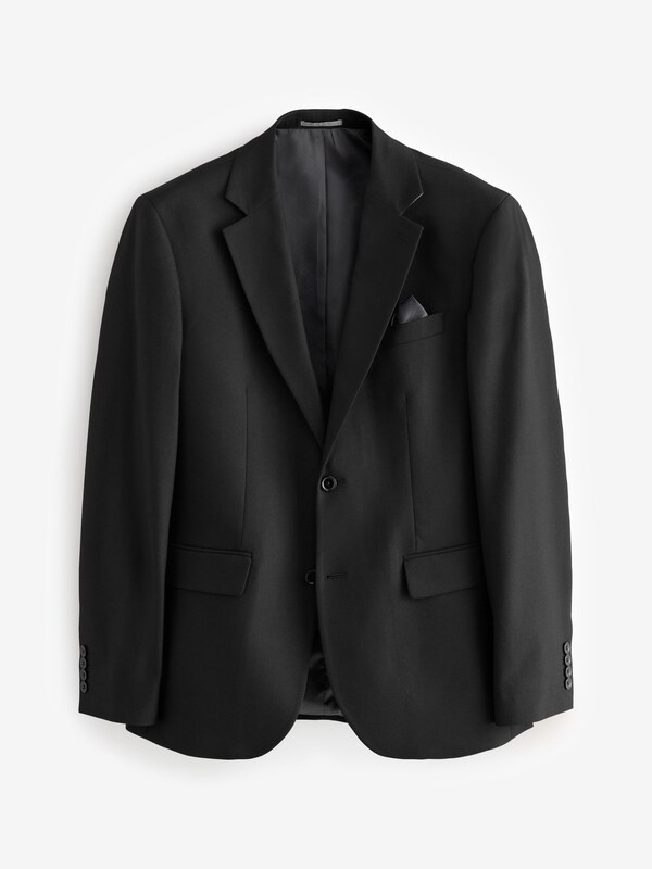 Seraphine Black Slim Fit Flannel Suit Jacket