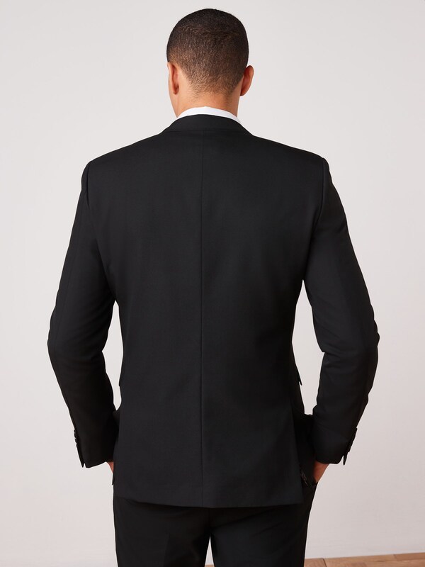 Seraphine Black Slim Fit Two Button Suit Jacket