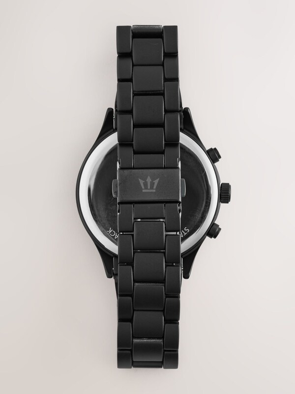 Seraphine Black Tone Pattern Bracelet Watch