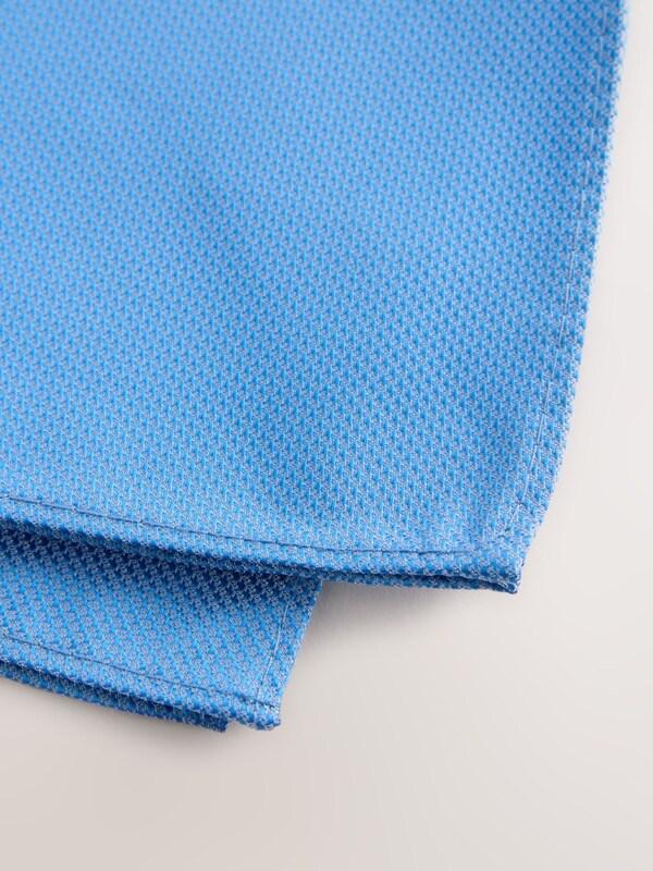 Seraphine Blue Textured Pocket Square