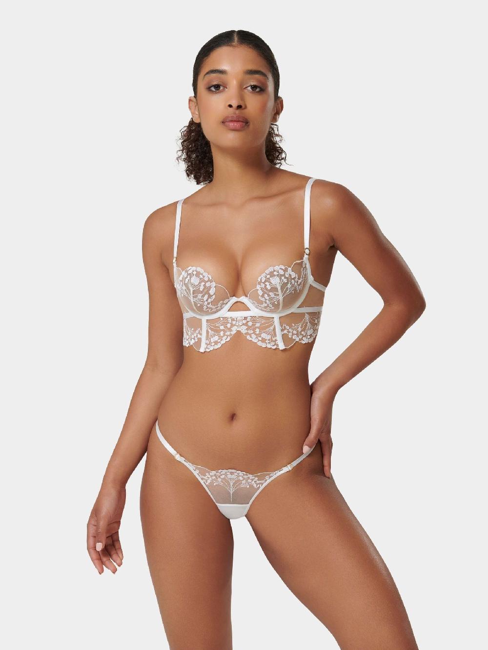 seraphine Bluebella Marisa White Briefs