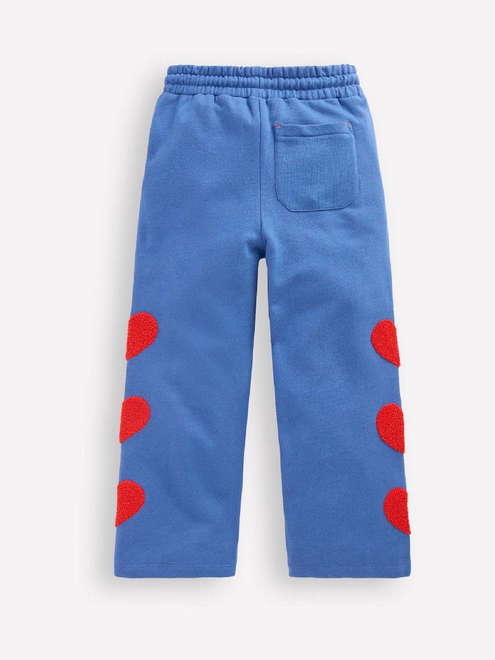 seraphine Boden Blue Bobbie Appliqué Joggers