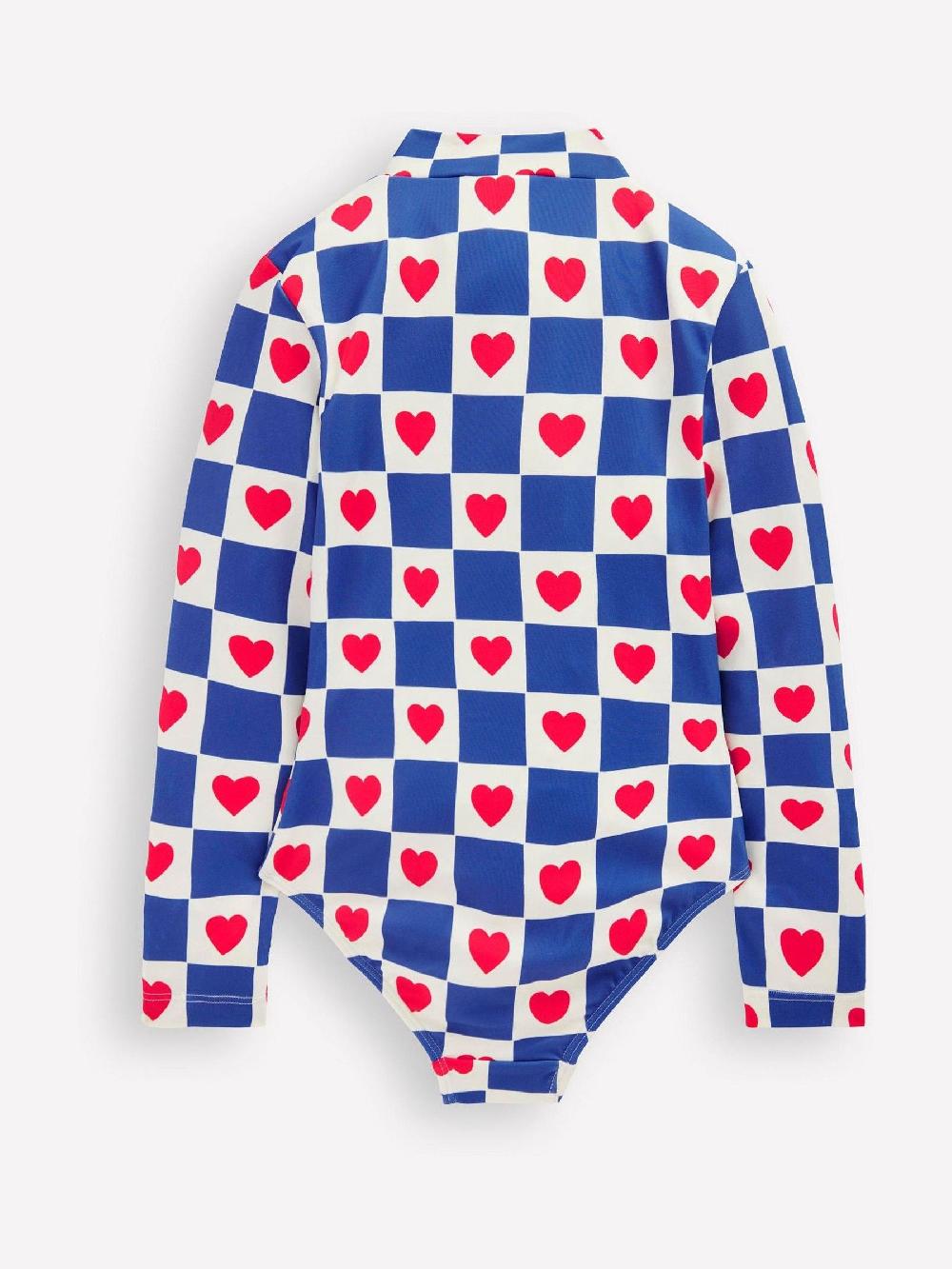 seraphine Boden Blue Long Sleeve Swimsuit