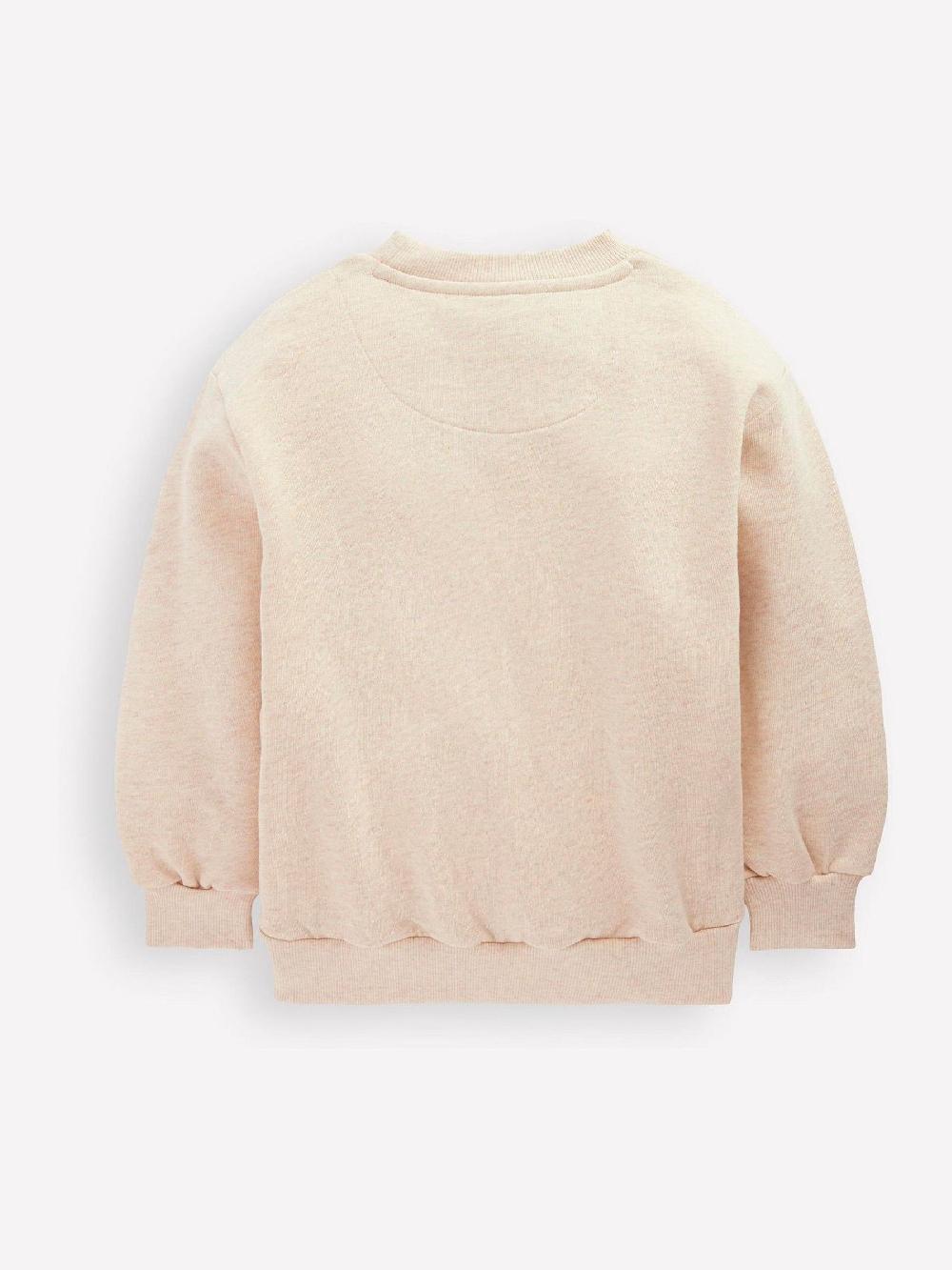 seraphine Boden Cream Bobbie Appliqué Sweatshirt