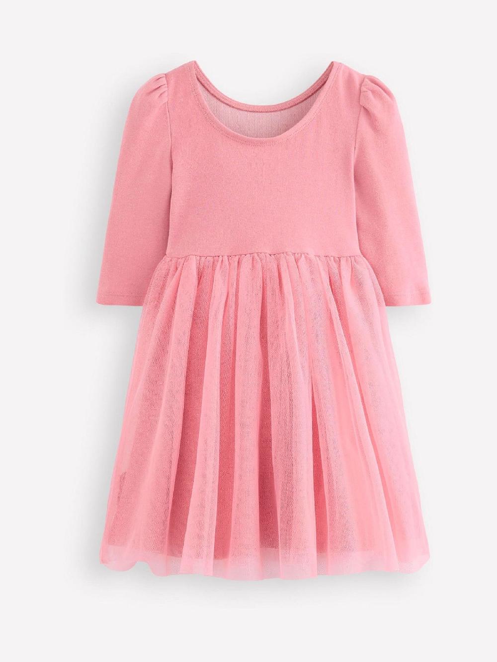 seraphine Boden Pink Appliqué Tulle Dress