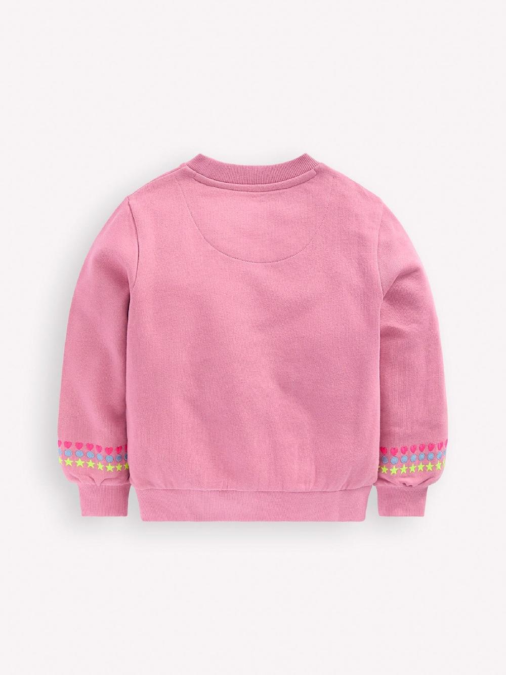 seraphine Boden Pink Embroidered Sweatshirt